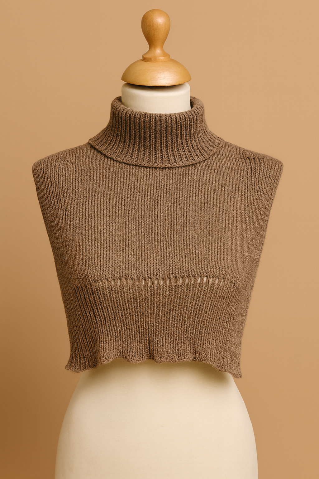 Plastron en laine 100% recyclée