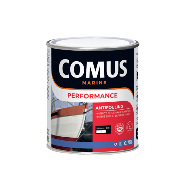 Performance Peinture antifouling à matrice dure pour tout types de bateaux COMUS