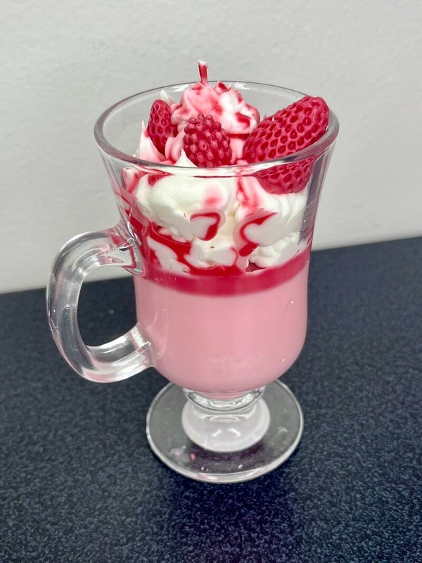 Vela Decorativa Estilo postre de Frutas Hecha a mano