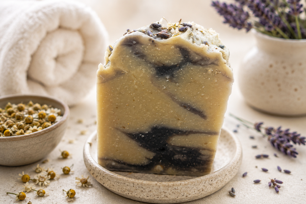 Golden Lavender Fields Naturseife - ohne künstliche Farbstoffe