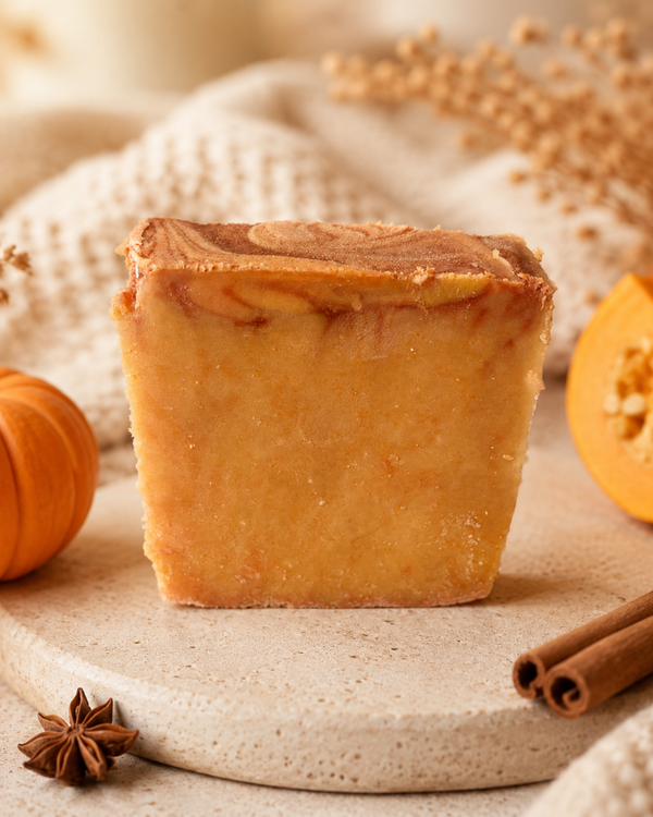 Naturseife "Pumpkin Spice" mit steirischem Kürbiskernöl