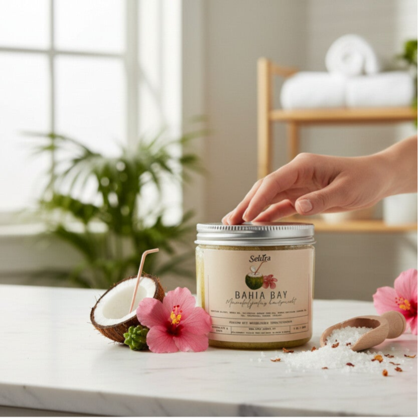 Mineralssalzpeeling "Bahia Bay" mit Himalaya Salz