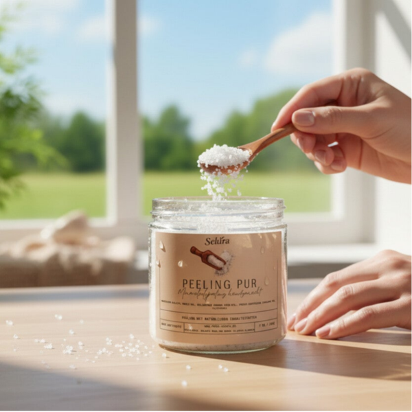 Mineralsalzpeeling "Pur" ohne Duftstoffe
