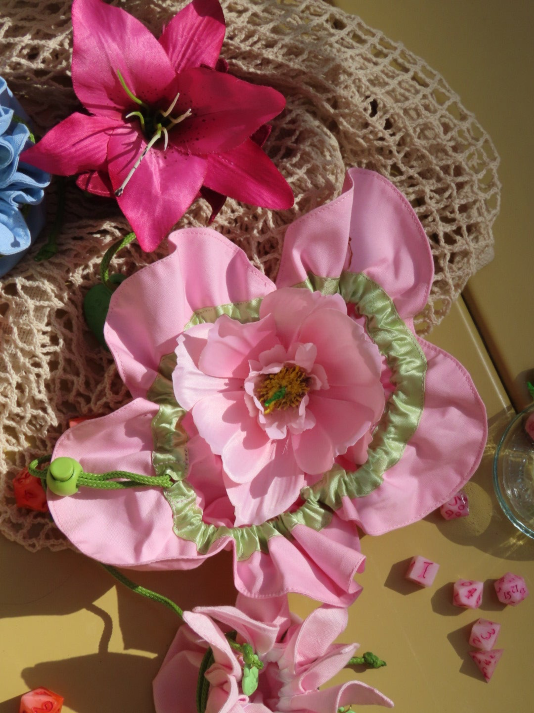 Blossom dice bag