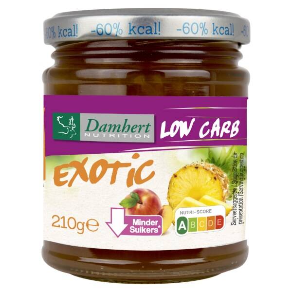 Damhert  Low Carb - Jam  Exotische vruchten