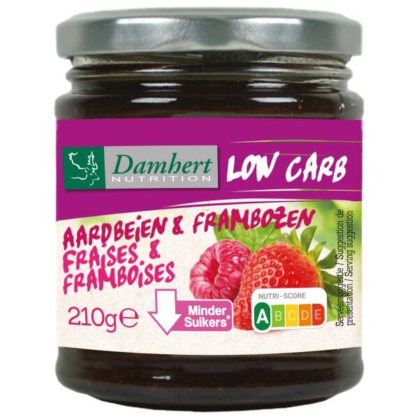 Damhert Low Carb - Jam  Aardbei en Frambozen