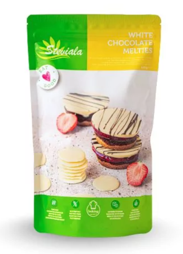 Steviala White Chocolate Melties (400 gram)