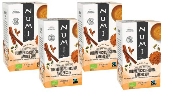 Numi Thee - Turmeric Amber Sun (4 doosjes) Bio