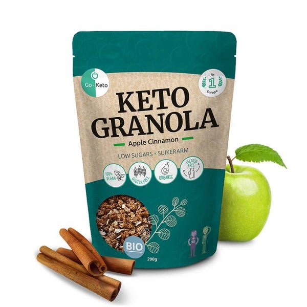 Go-Keto Granola appel kaneel bio (290 gram)