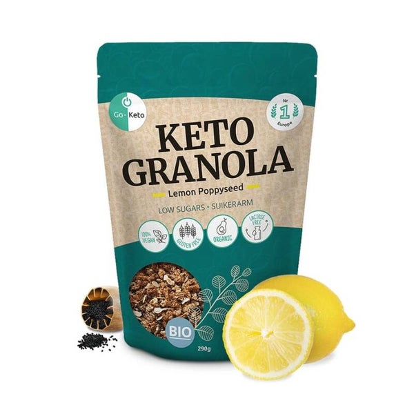 Go-Keto Granola citroen maanzaad bio (290 gram)
