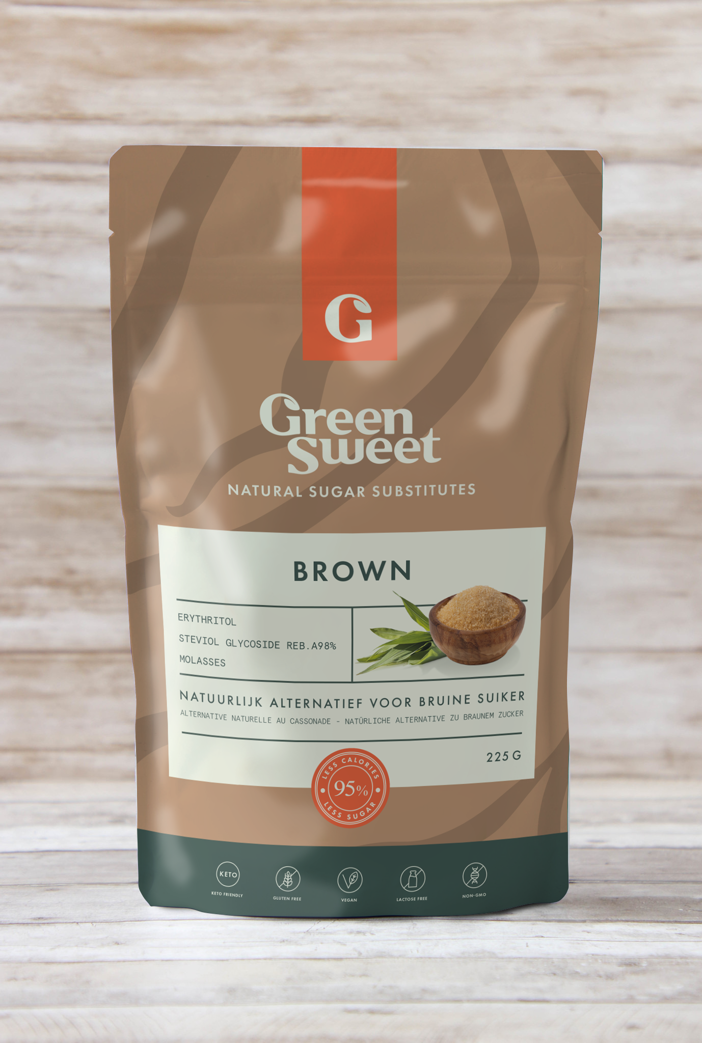 GreenSweet Brown (225 gram)