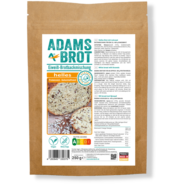 Adam's Brot Broodmix Licht (250 gram)