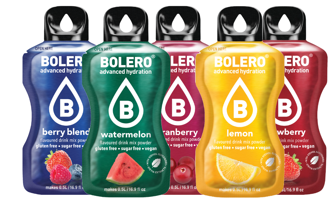 kleine zakjes met bolero poeder