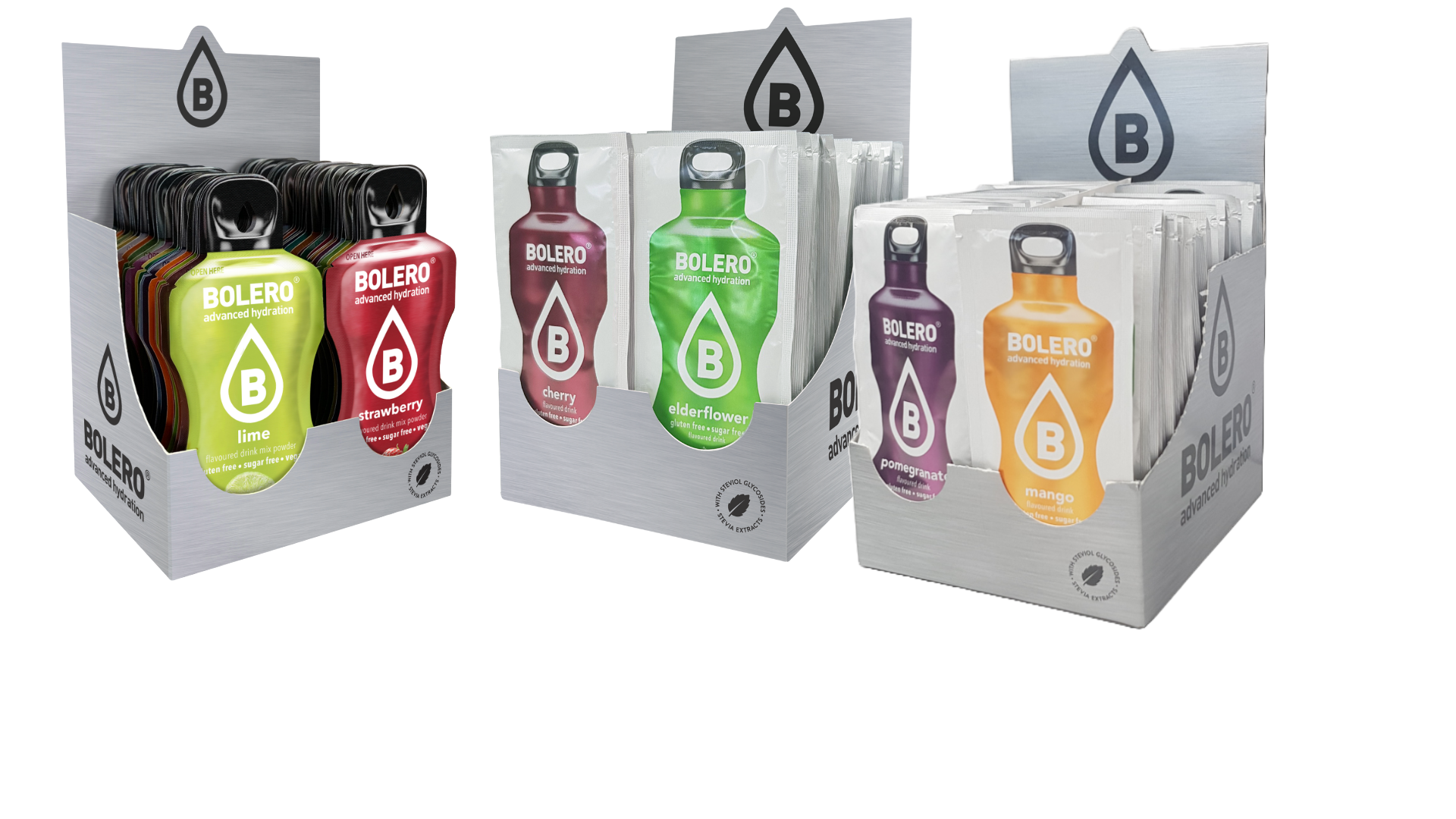 mixverpakkingen van Bolero zakjes