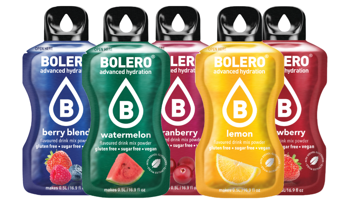 verschillende smaken Bolero LImonadepoeder