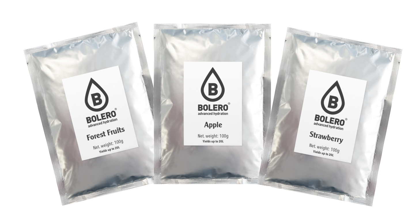 zakken met bolero limonadepoeder