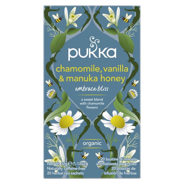 Pukka Thee Chamomile Vanilla Manuka Honey Bio