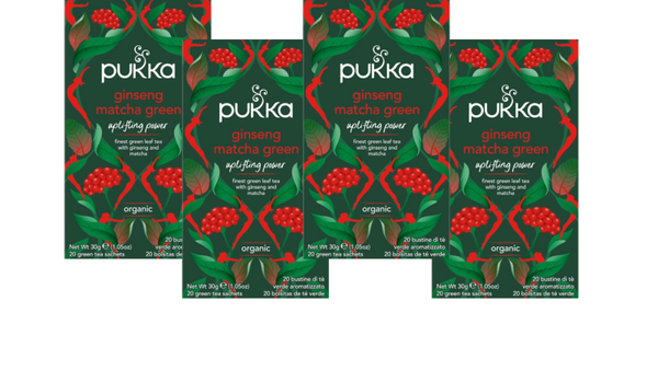 Pukka Thee Ginseng Matcha Green (4 doosjes) Bio