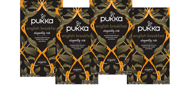 Pukka Thee English Breakfast (4 doosjes) Bio