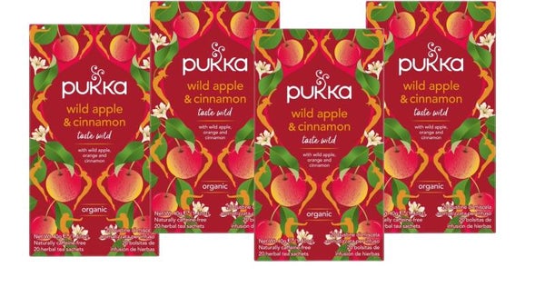 Pukka Thee Wild Apple Cinnamon (4 doosjes) Bio