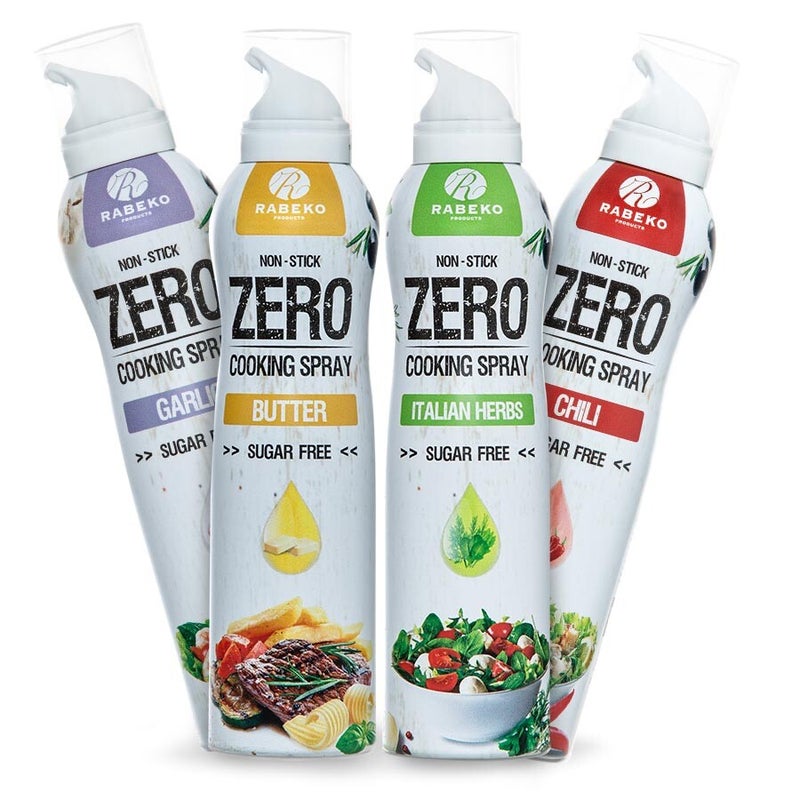 soorten cooking spray van rabeko