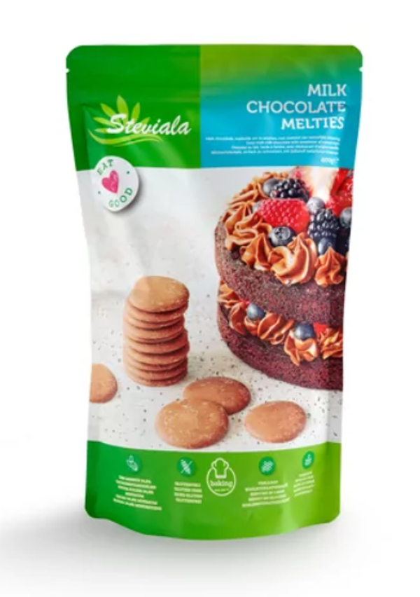 Steviala Milk Chocolate Melties (400 gram)