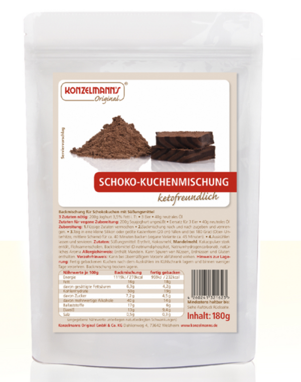 Konzelmann's Cakemix Choco (155 gram)