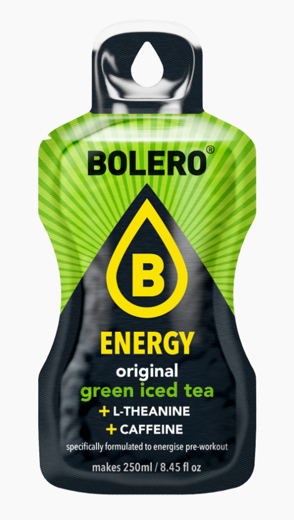 Bolero Limonade Energy Original Green Iced Tea Sticks