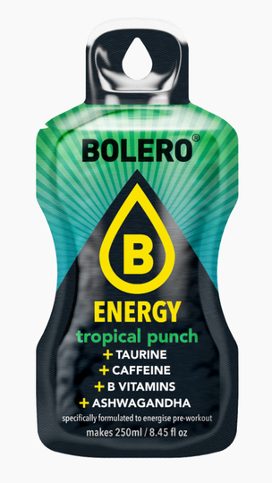 Bolero Energy Tropical Punch Sticks