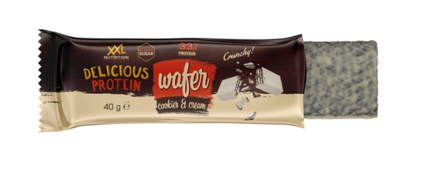 XXL Nutrition - Delicious Protein Wafer Cookies and Cream