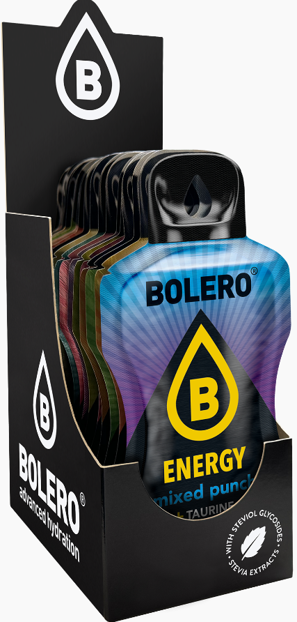 Bolero Limonade Energy & Sport Drink Mix Pakket - 24 sticks