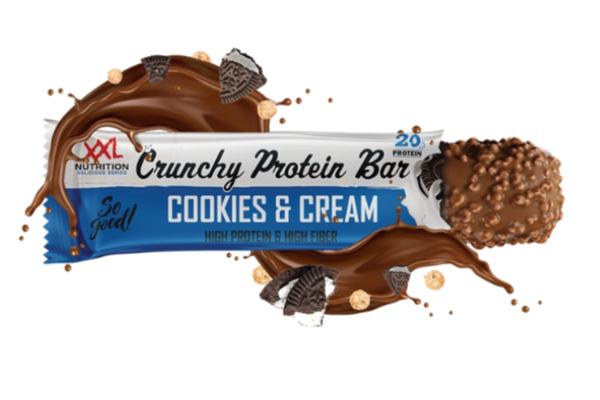 XXL Nutrition - Crunchy Protein Bar Cookies and Cream