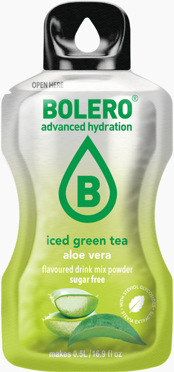 Bolero Iced Tea Green Aloe Vera Sticks