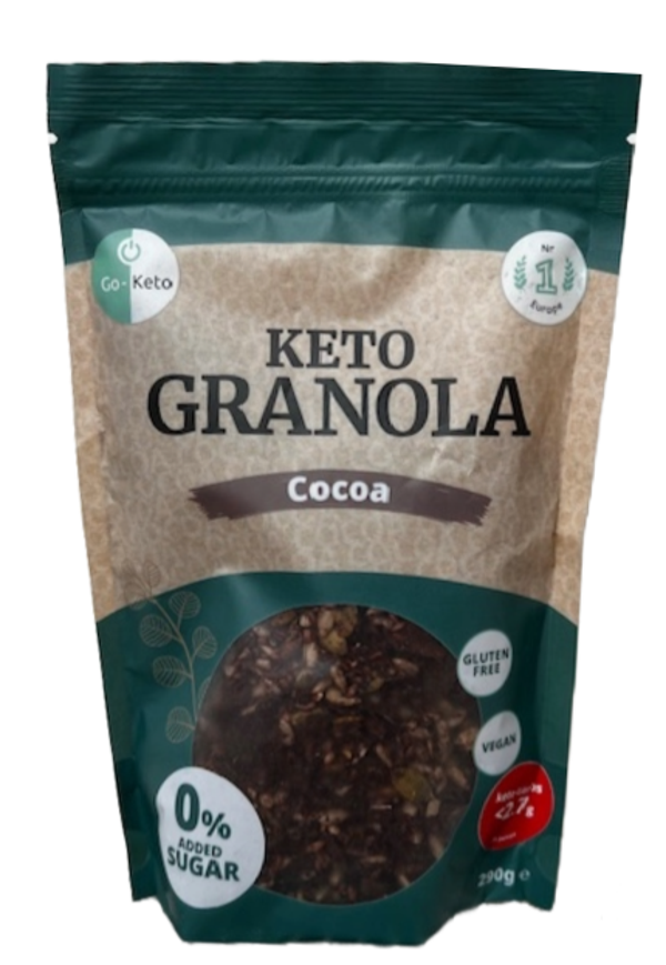 Go-Keto Granola Cacao bio (290 gram)