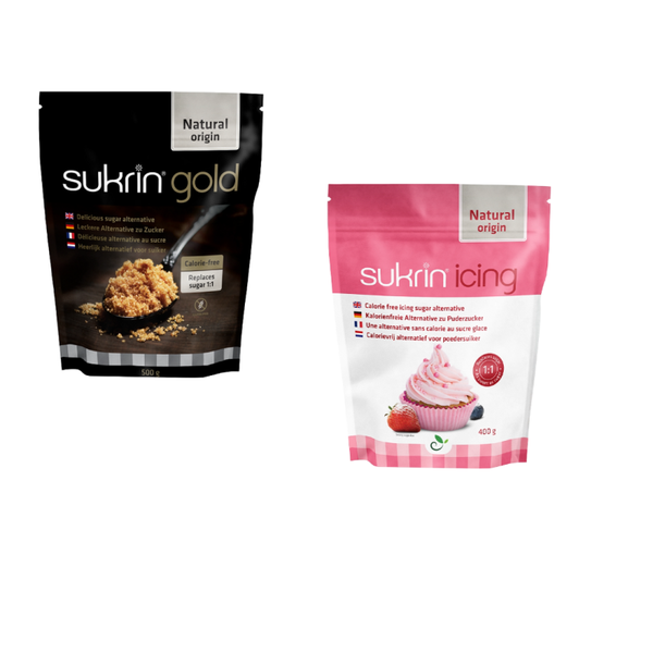 Sukrin Combipack Sukrin Gold en Sukrin Icing