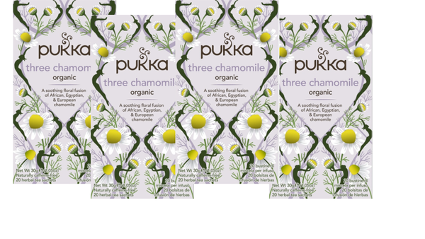 Pukka Three Chamomile (4 doosjes) Bio