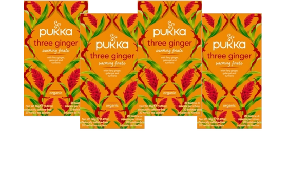 Pukka Three Ginger (4 doosjes) Bio