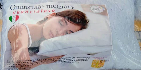 Cuscino memory traspirante