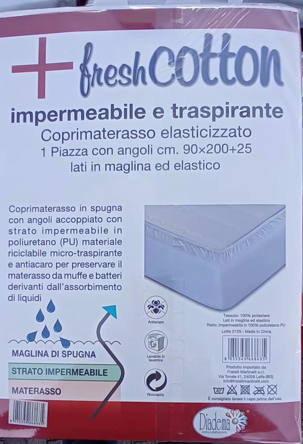 coprimaterasso impermeabile