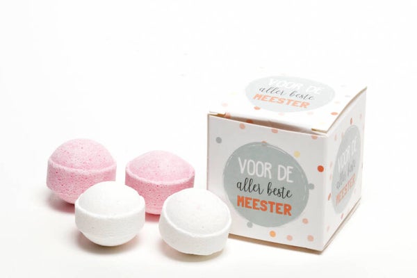 Bruisballen doosje met 4 bruisballen