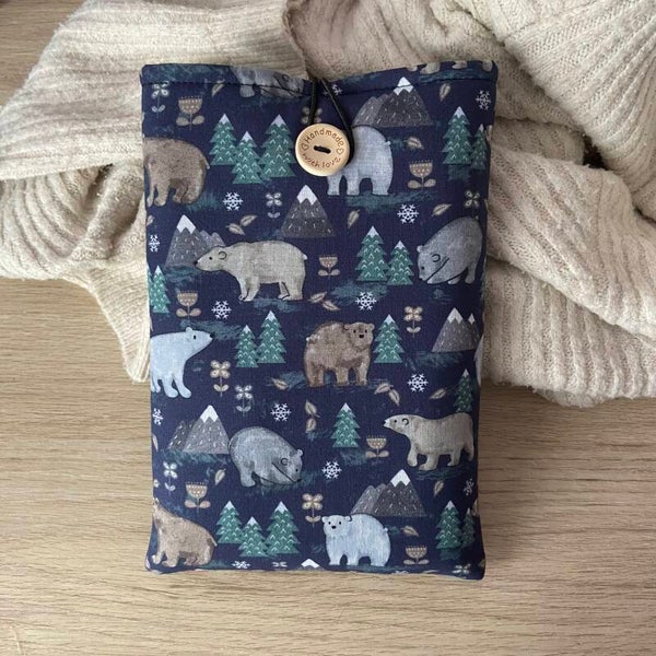 Funda literaria osos polares