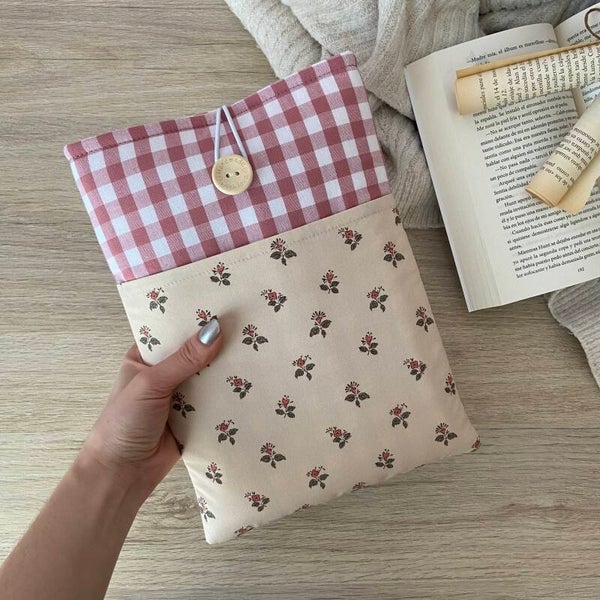 Funda literaria tules con bolsillo