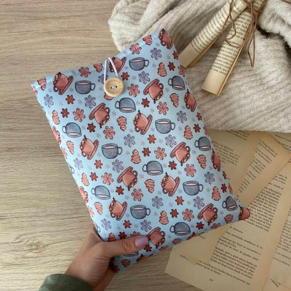 Funda literaria un café en invierno