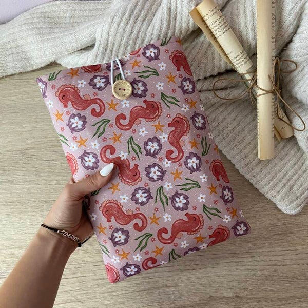 Funda literaria los caballitos de mar impermeable