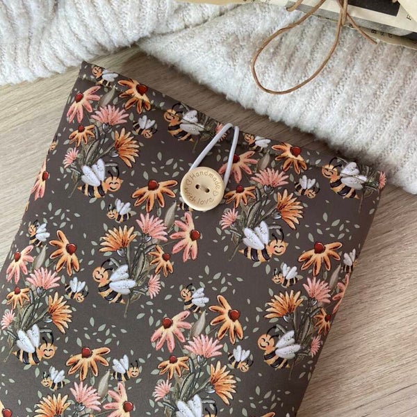 Funda literaria happy bees