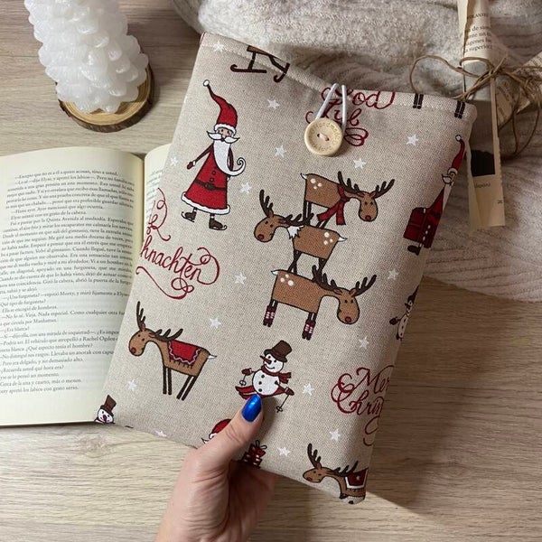 Funda literaria Feliz Navidad