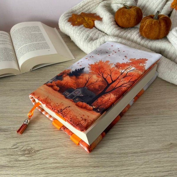 Funda ajustable paisaje otoñal