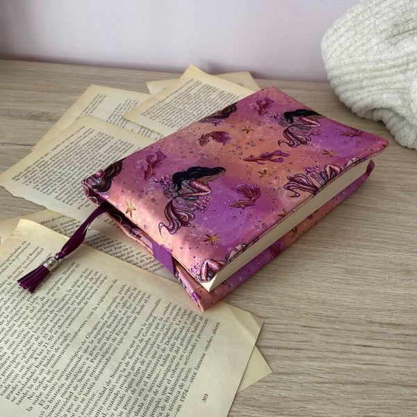 Funda ajustable sirenas en rosa