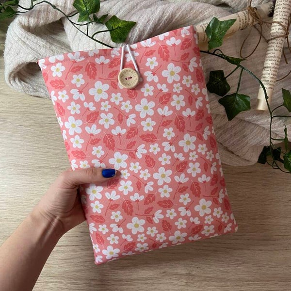 Funda literaria Iryna en rosa