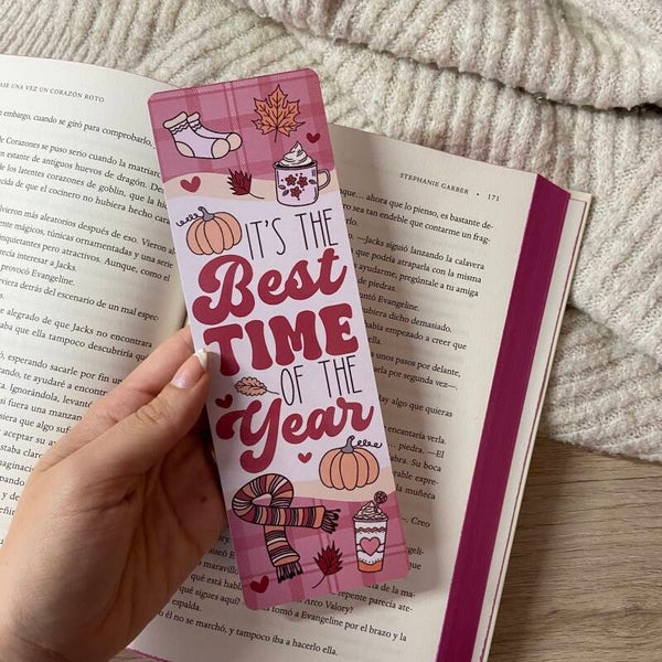 Marcapáginas It’s the best time of the year